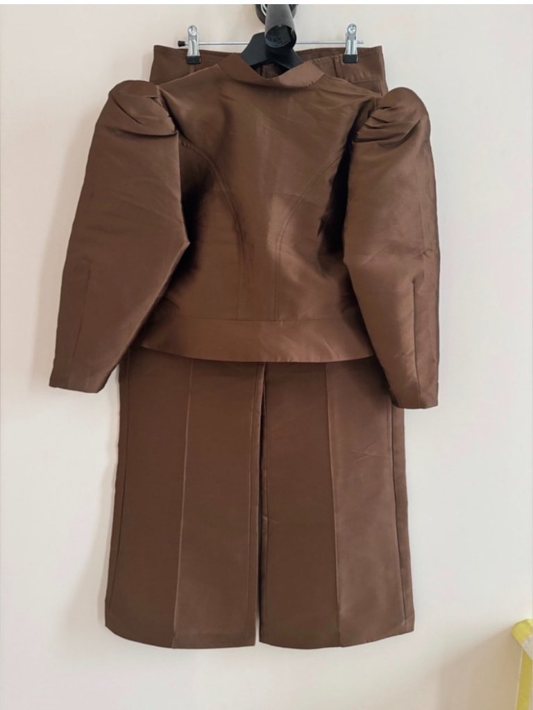 Destree Amoako Jacket In Brown / Cappuccino — image 7 of 7